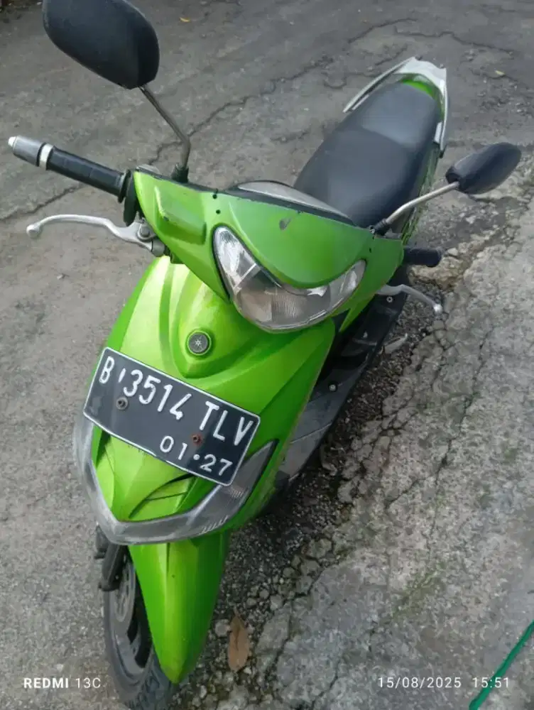 Mio smile sporty plat hidup 2027 mesin bagus body bagus murah lengkap