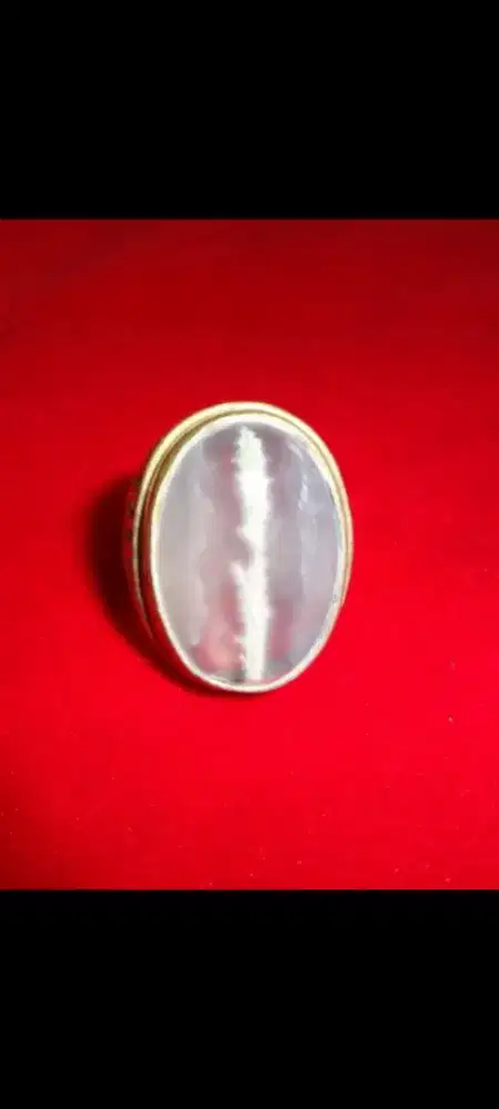Batu Akik BADAR KRISTAL SERAT Natural