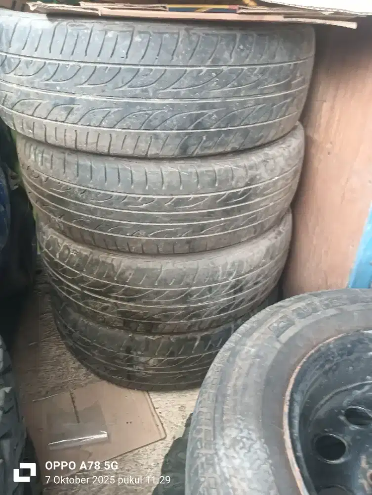 Jual ban Suzuki katana velg racing + ban God year 3 satu pecah