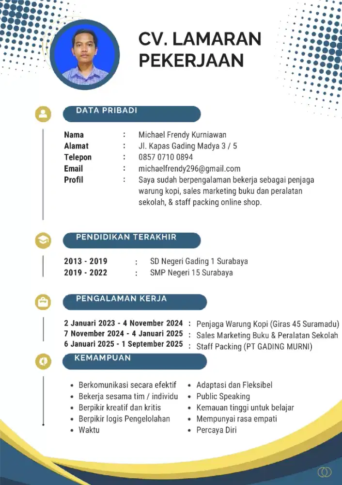 BUTUH BANGET PEKERJAAN