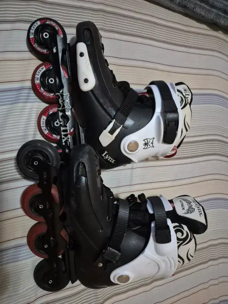 Jual sepatu roda inline skate lynx hitam