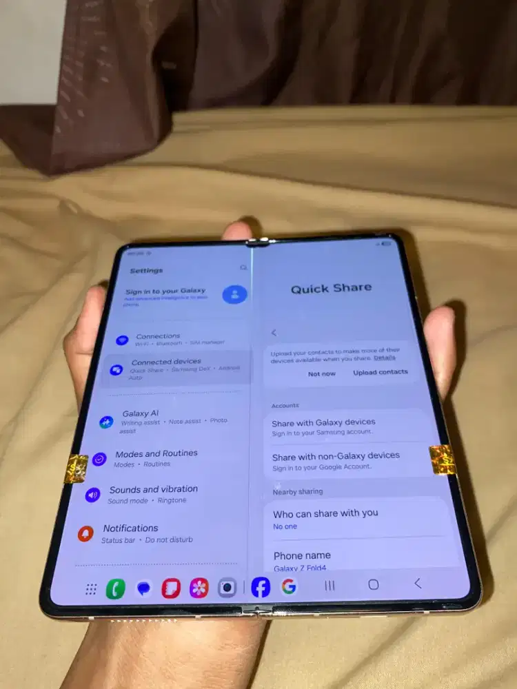 Samsung galaxy z Fold 4 inter