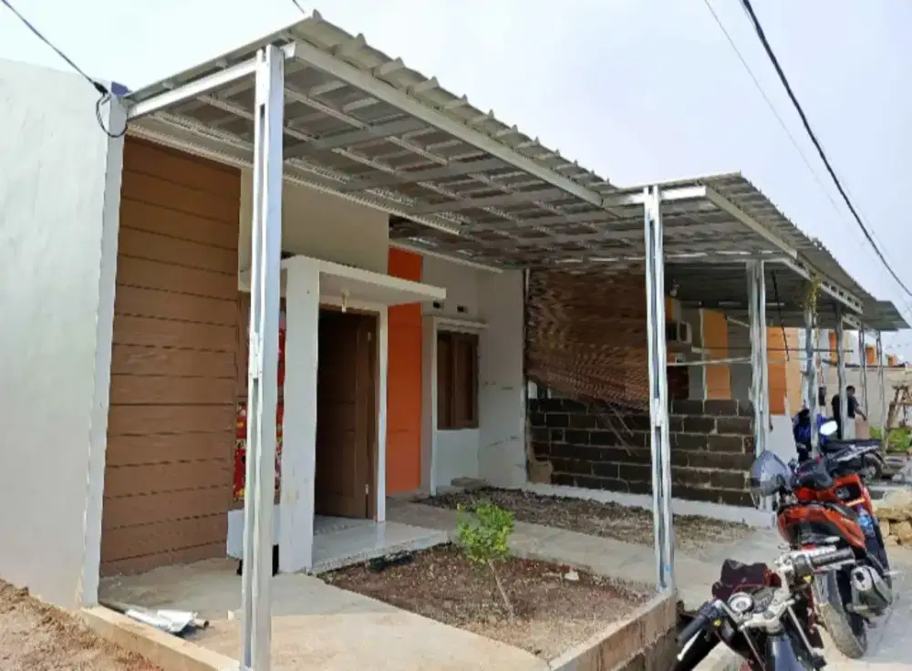 Kanopi galvalum atap spandek