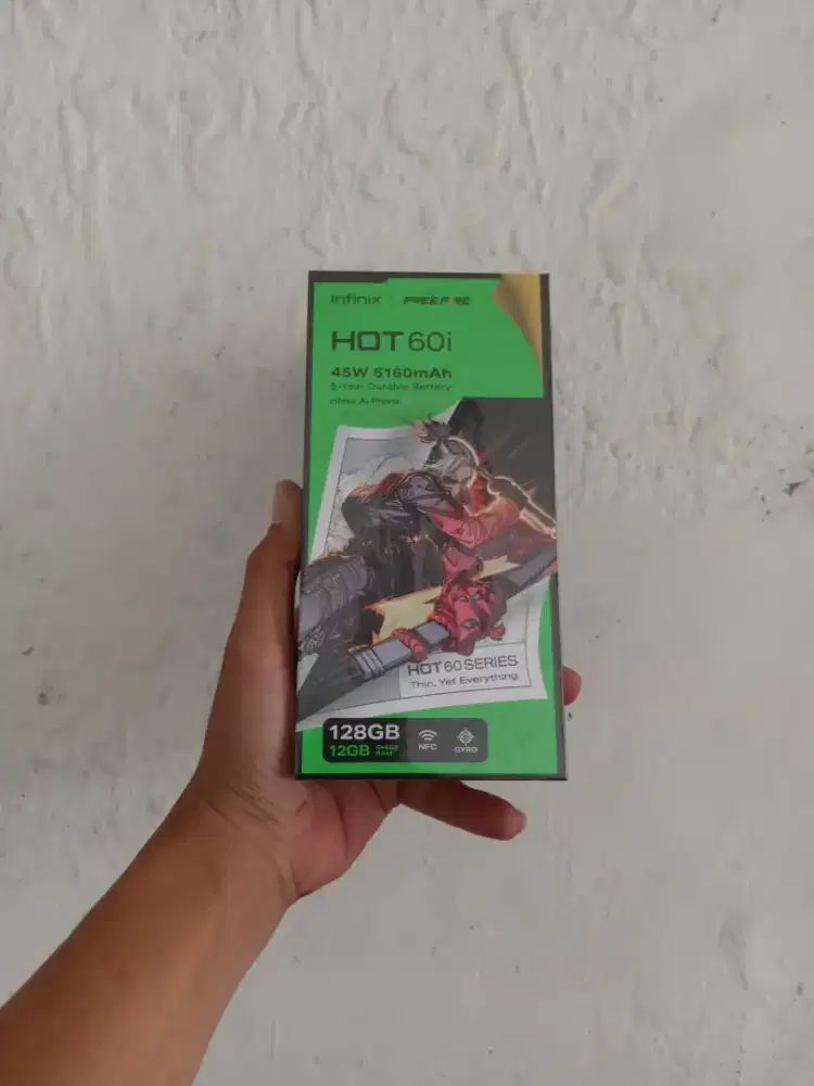 [ Fast respon WA ] Infinix Hot 60i NFC 6+6/128 Garansi resmi 1thn