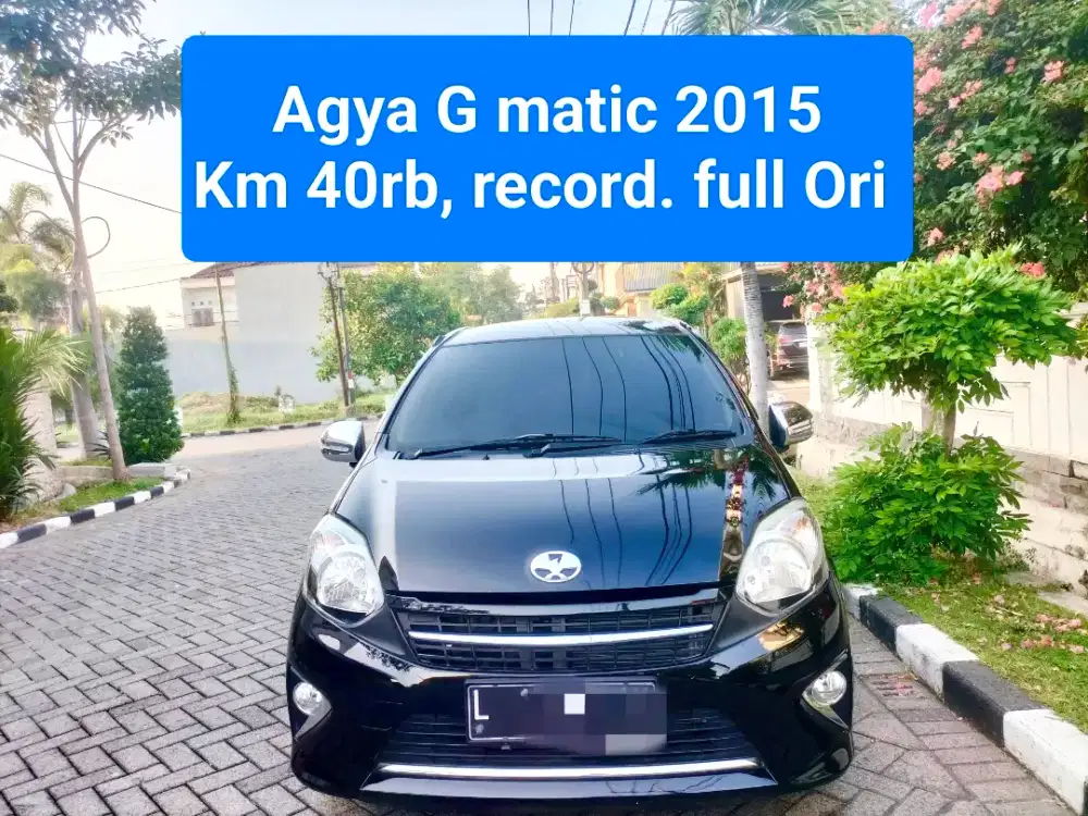 Agya G matic 2015.km 40rb, pjk new. Ori total. Nyacat jamin kualat