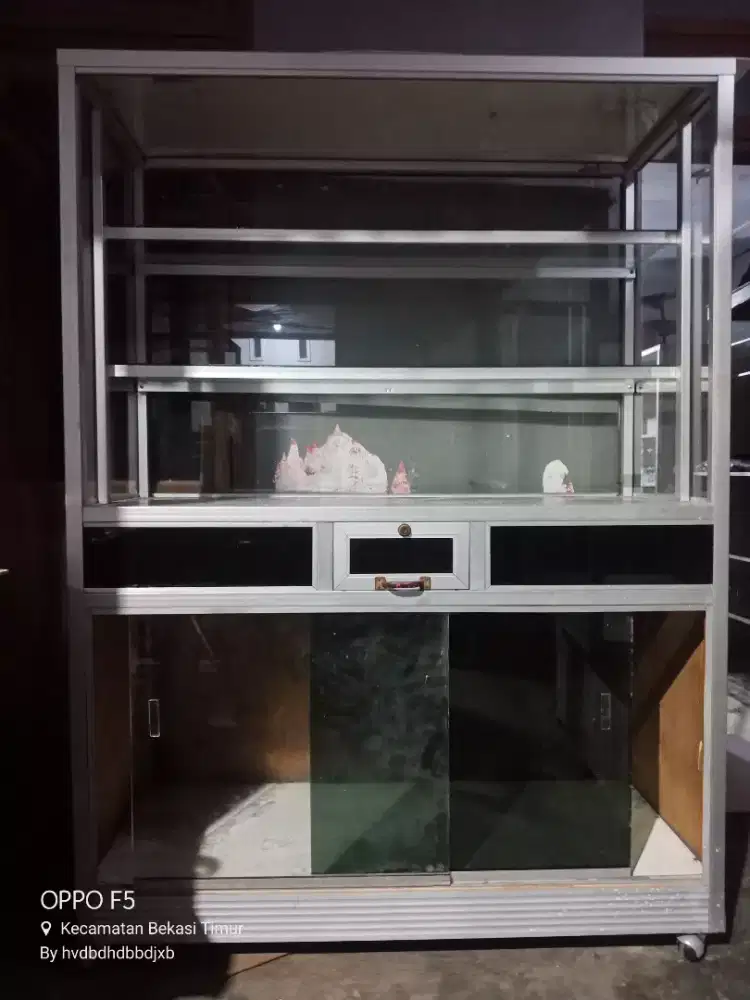 Gerobak Etalase nasi/ makanan