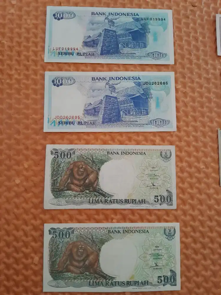 Jual Borongan Uang Kertas Kuno Kondisi Baik