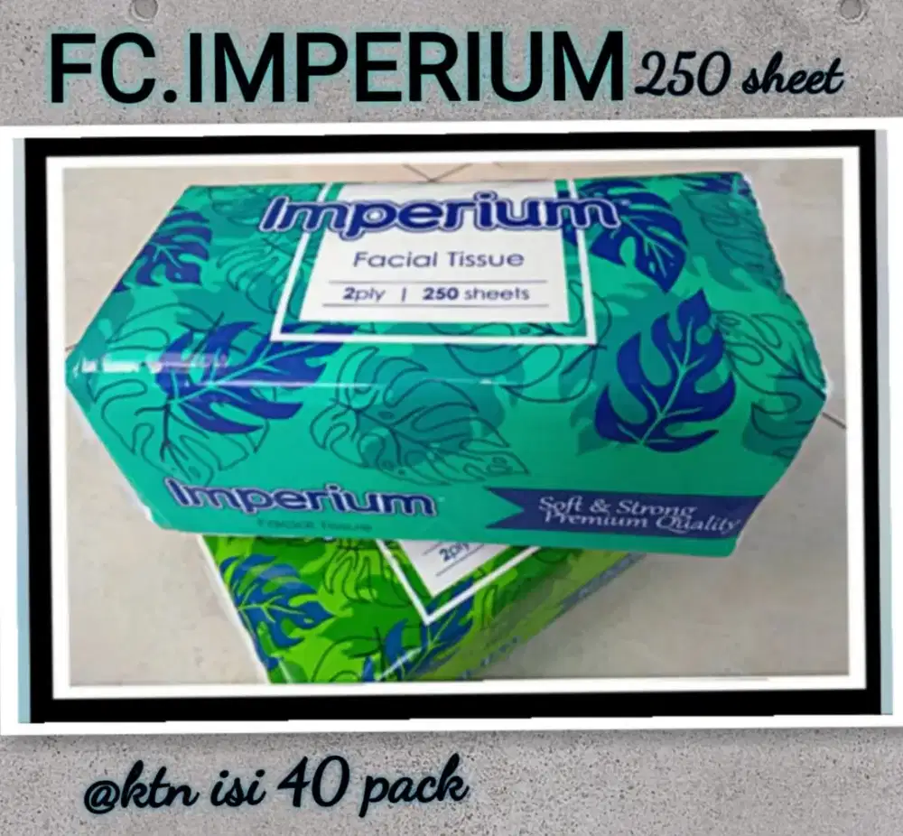 Tissue facial imperium 250s