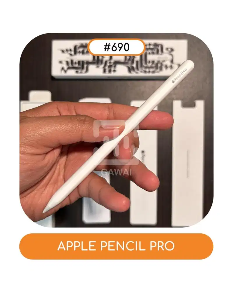 #690 Apple Pencil Pro Garansi 12 March 2026
