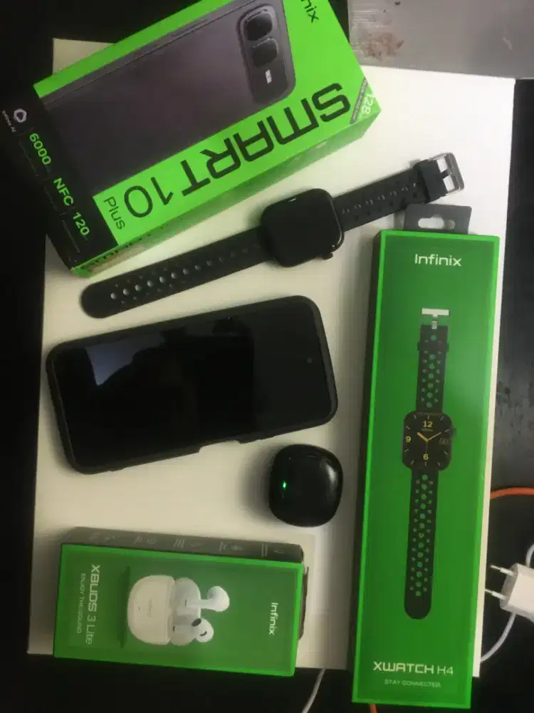 Infinix Smart 10 Plus 8/128Gb Black Grey Paketan