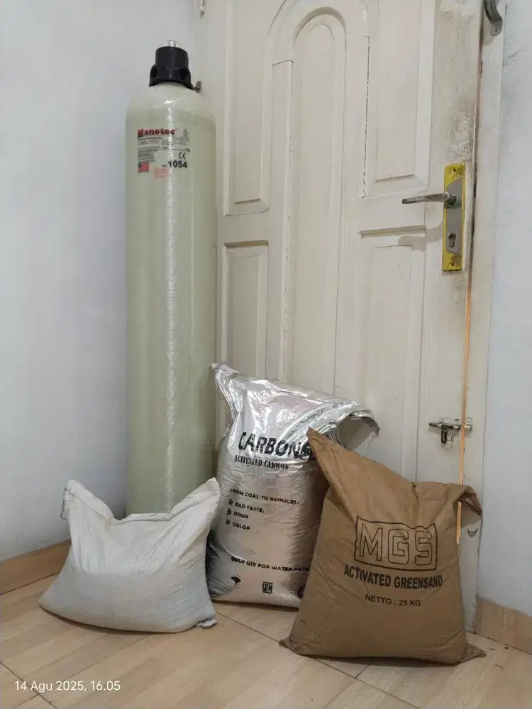Jual Paket Tabung Nanotec 1054 + Karbon Aktif+ Manganase +Pasir Silika