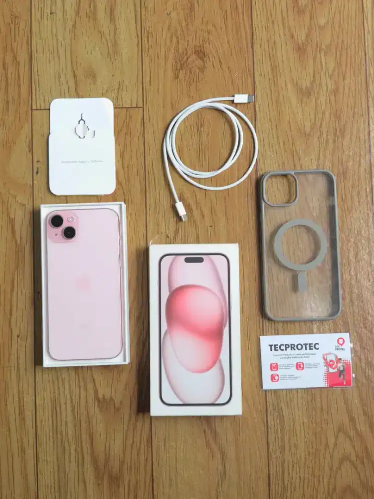 Iphone 15 plus 128gb ibox pink fullset original 13 14 16