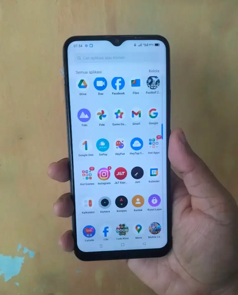 Realme C15 Snapdragon ram 4/64 GB normal siap pakai batre awet banget