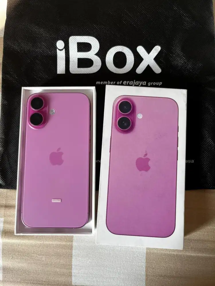 iphone 16 Pink 128gb iBox Bh 100% bisa tt