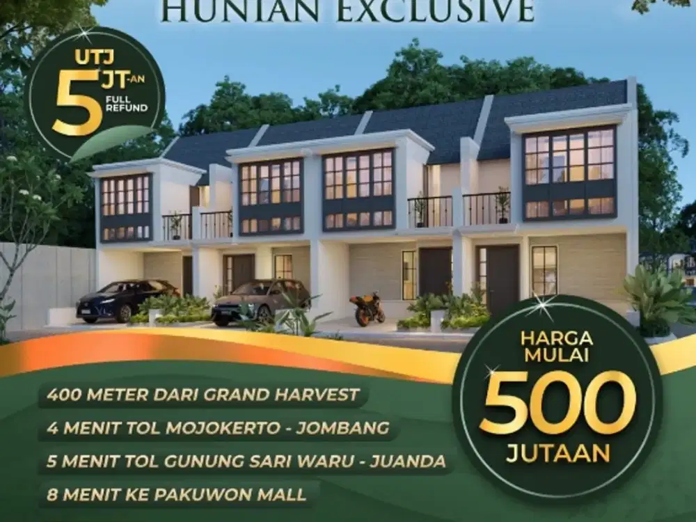 RUMAH 2 LANTAI TERMURAH DI DEKAT GRAND HAEVEST DAN TOL GUNUNGSARI