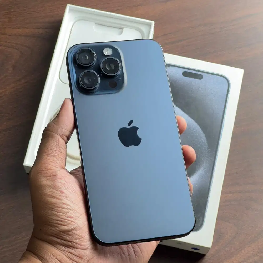 iPhone 15 Pro Max 256gb iBox Mulus Fullset Istimewa