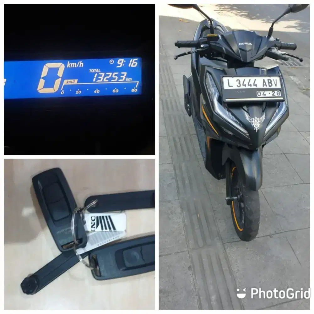 Vario 125 iss th 2023 keyles mewah pjk baru