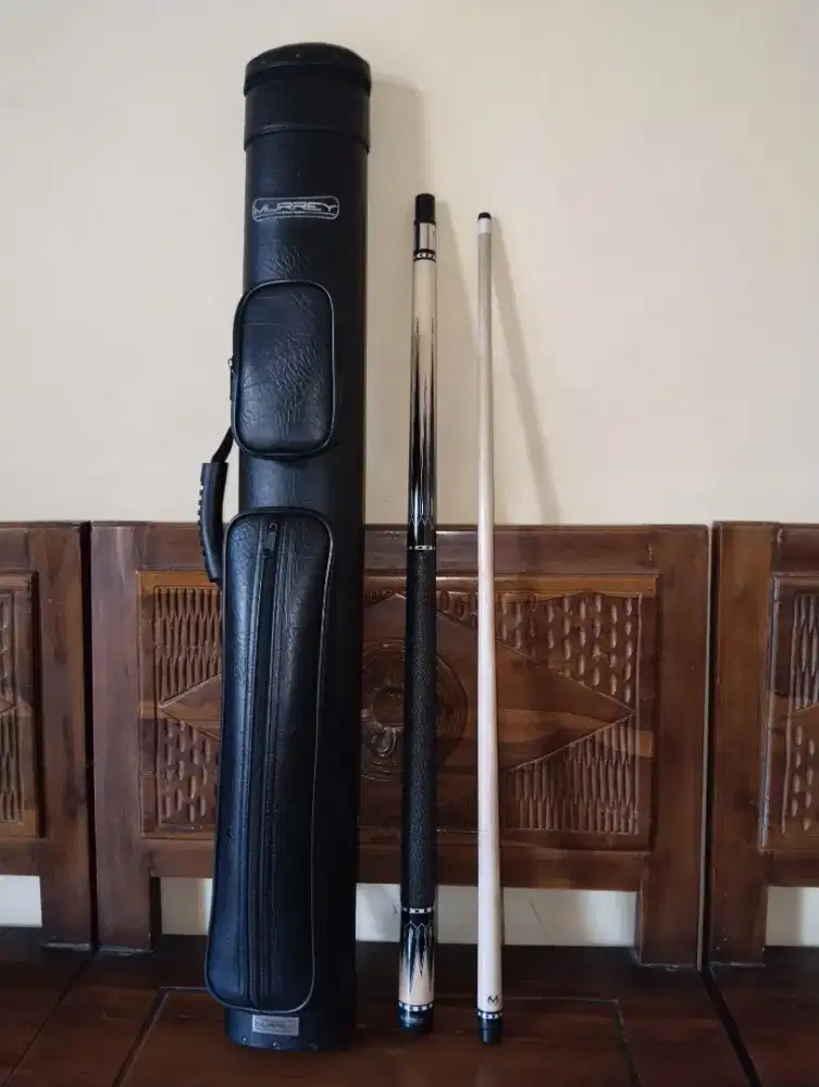 Di Jual stik billiard.  Dan tas 2x2 merk murrey