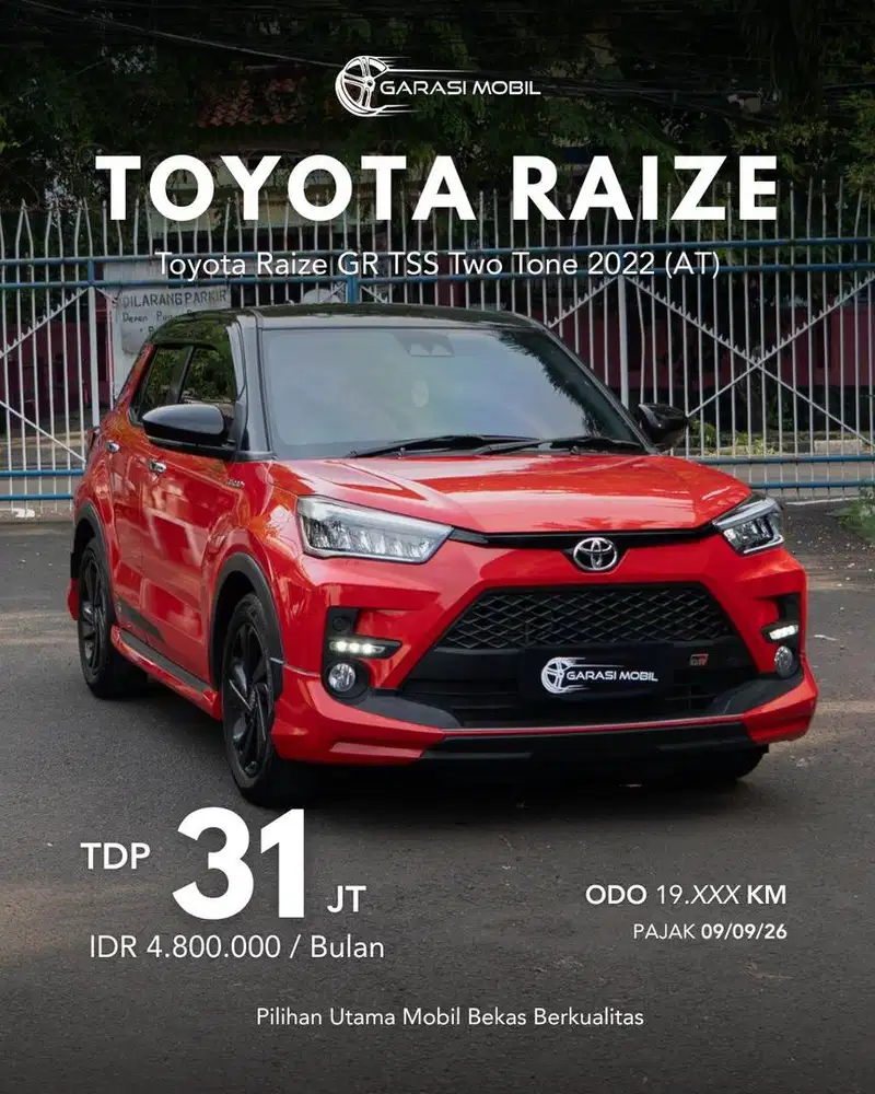 Toyota Raize GR TSS Two Tone 2022 (AT)
