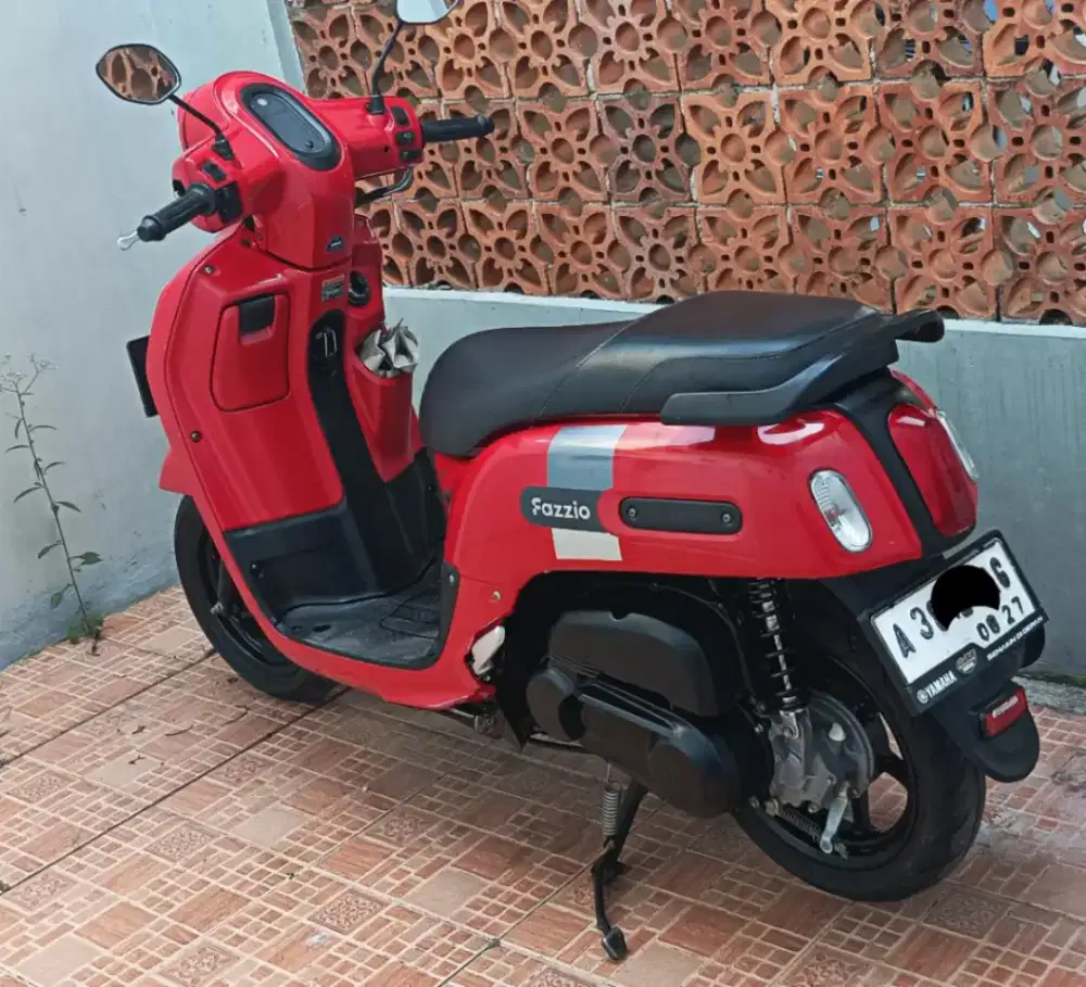 Fazzio Neo Keyless Merah Plat A Pajak ON panjang KM 20rb Lok serkot