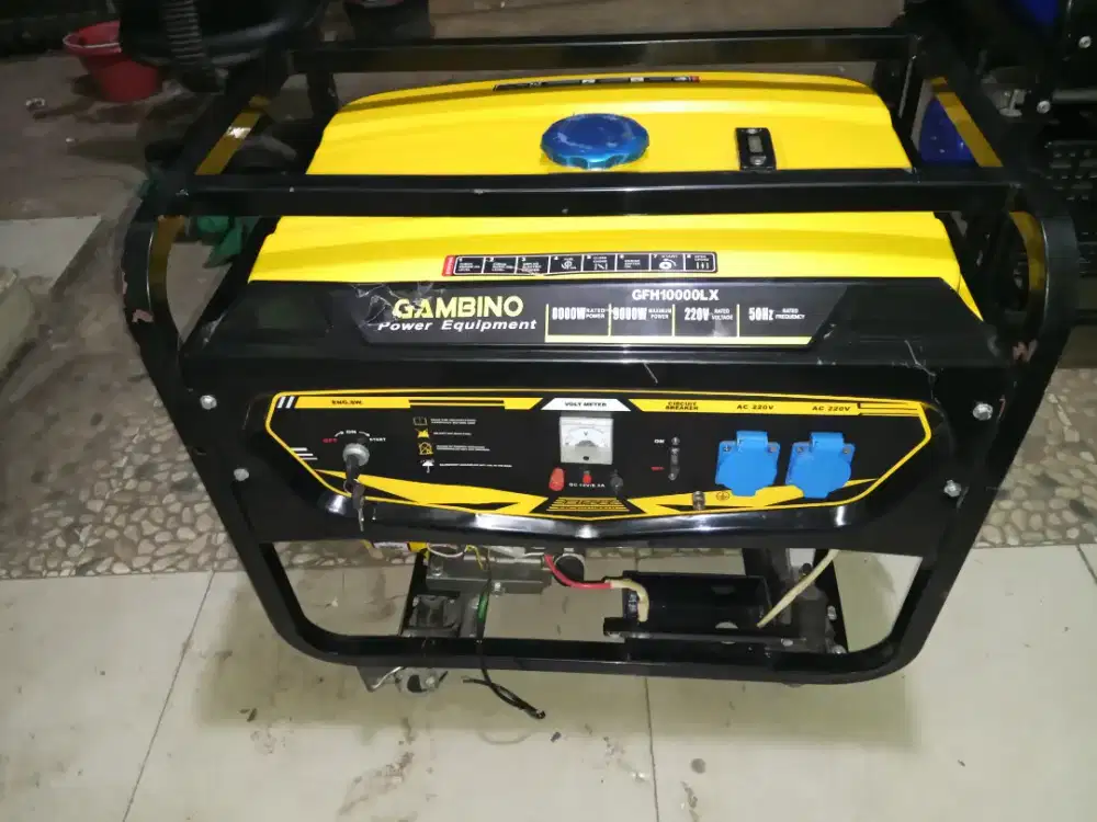 Genset Gambino 9000 watt kondisi siap pakai