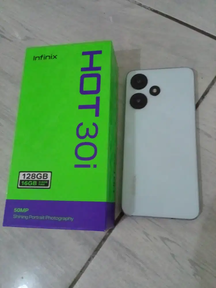 Hp Infinix hot 30i ram8+8/128 lengkap