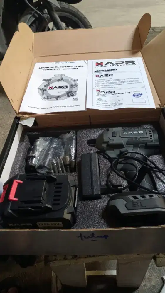 DIJUAL APR RAJA BOR IMPACT WRENCH AP84PROMAX + CVT EDITION 1000 NM