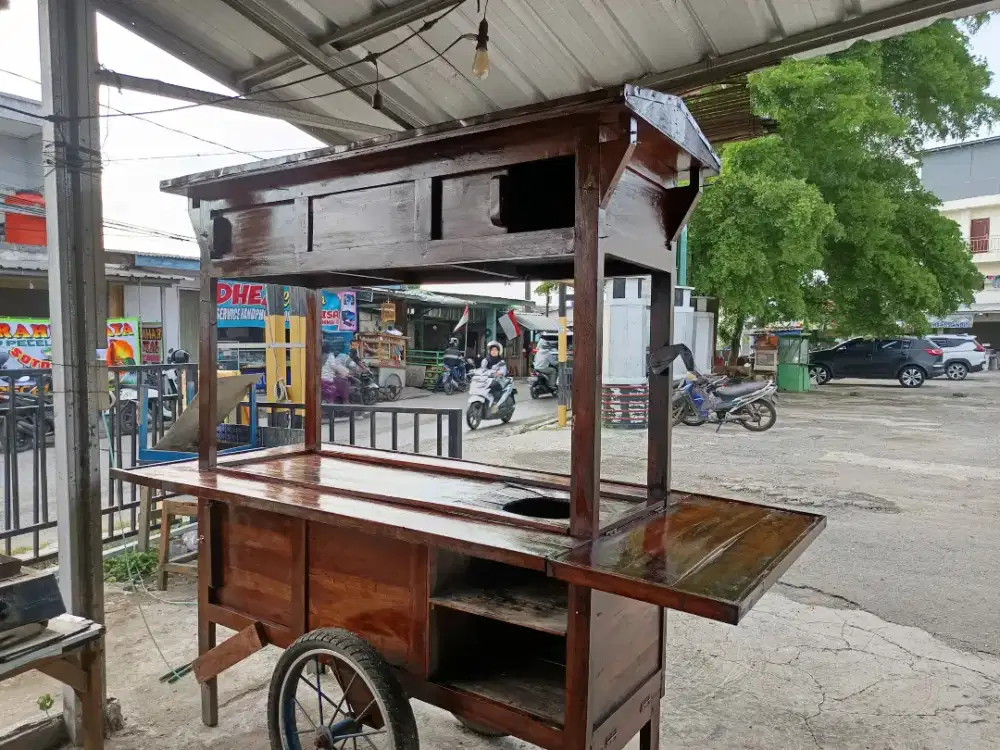 GEROBAK BEKAS ANGKRINGAN FULL SET