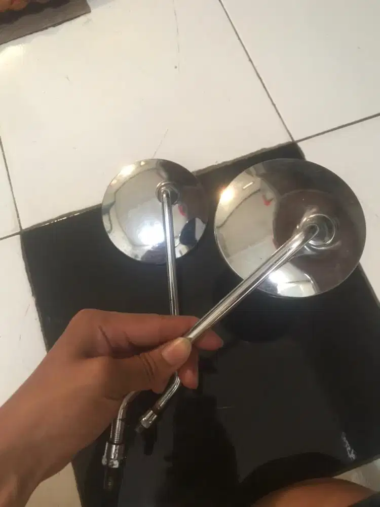 Dijual cepat Spion Motor Chrome all in motor