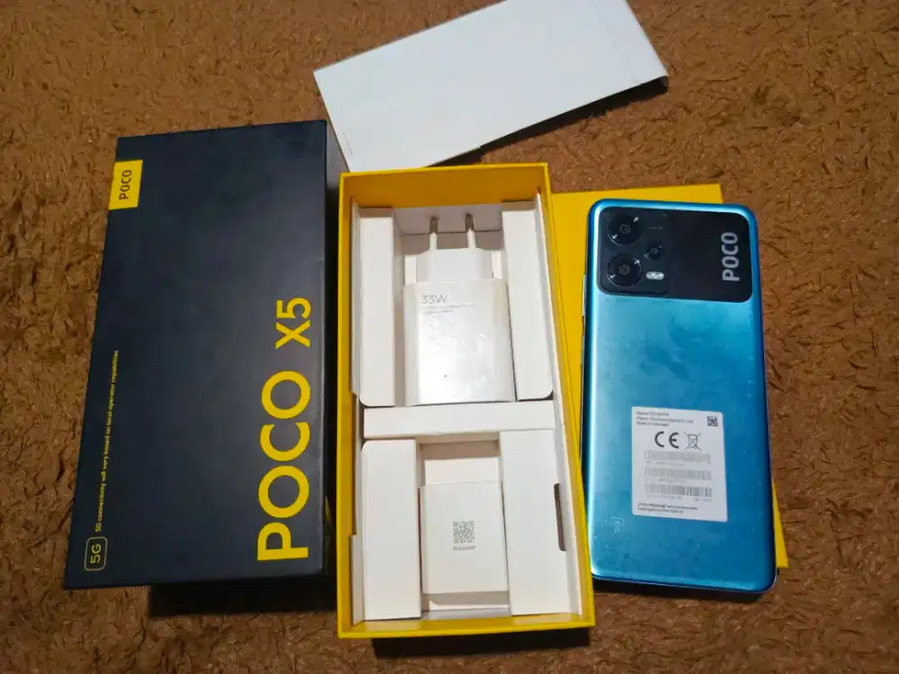 Poco x5 5G ram 6/128 gb second fullset ori