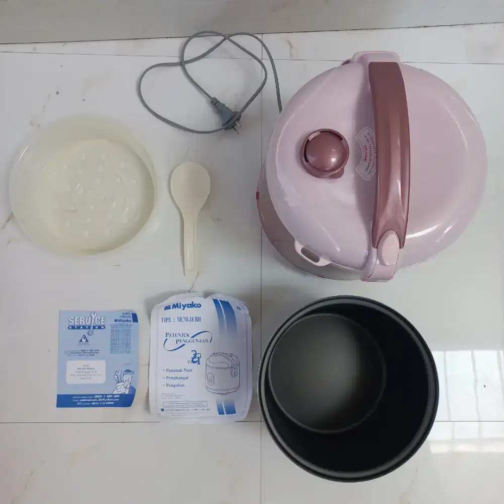 Rice Cooker Miyako tipe MCM- 18 BH - New Tanpa Dus