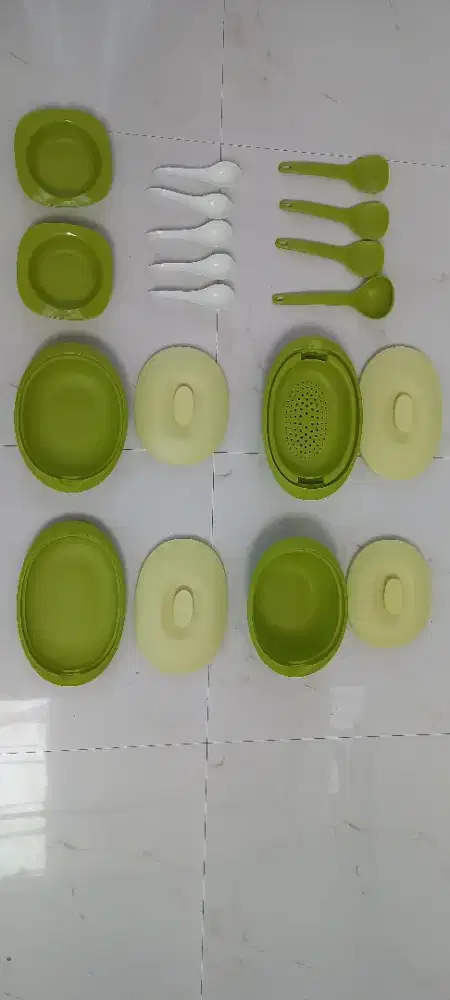 Tupperware Blossom Set, Baru Tanpa dus