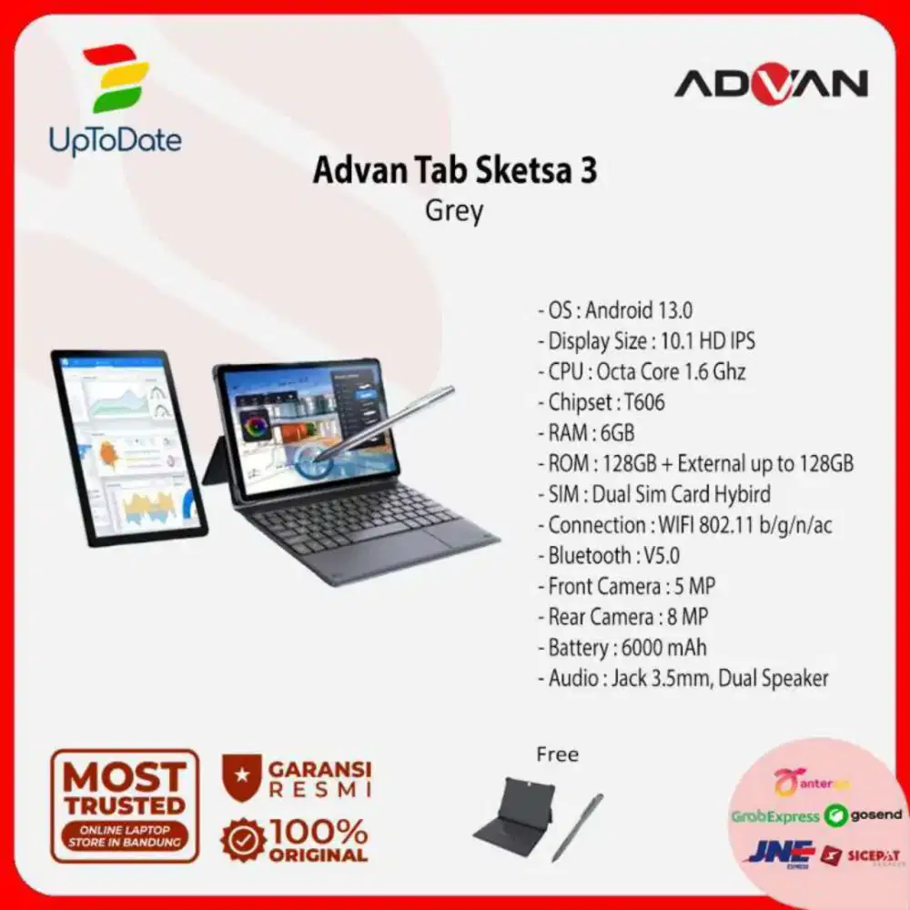 Tab Advan Sketsa 3 Mulus
