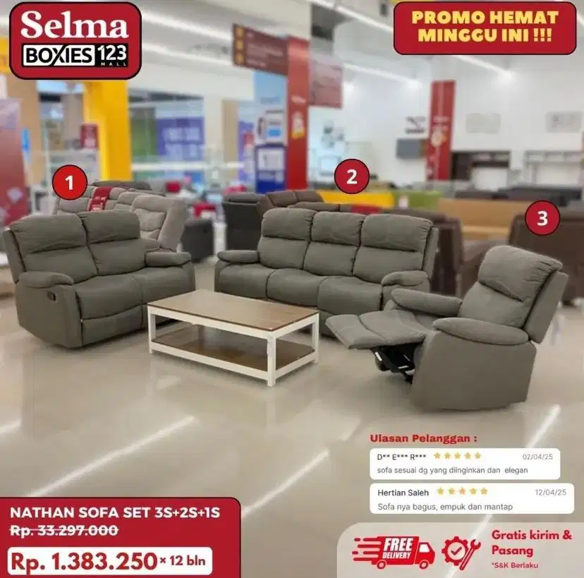 Nathan sofa recliner