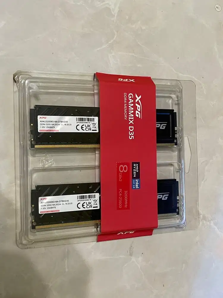 Memory Adata Black 16Gb 8gb x2 3200mhz