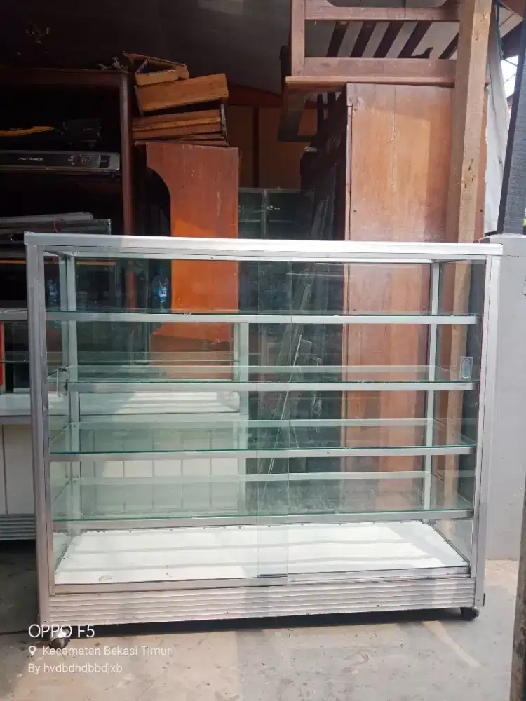 Etalase warung 120 cm