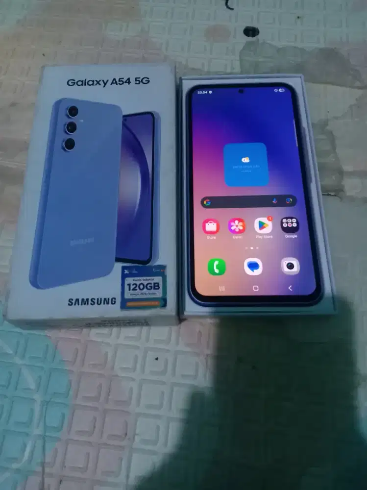 Samsung A54 5G

Ram 8/256GB

Fullset

No minus 

3,8 nego tipis
