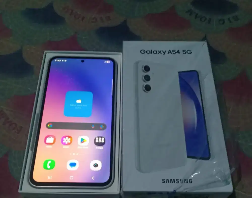 Samsung A54 5G

Ram 8/128GB

Fullset

No minus 

3,7 nego tipis