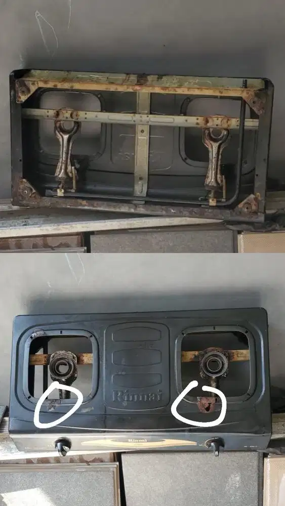 KOMPOR 2 TUNGKU RINNAI R-522 C