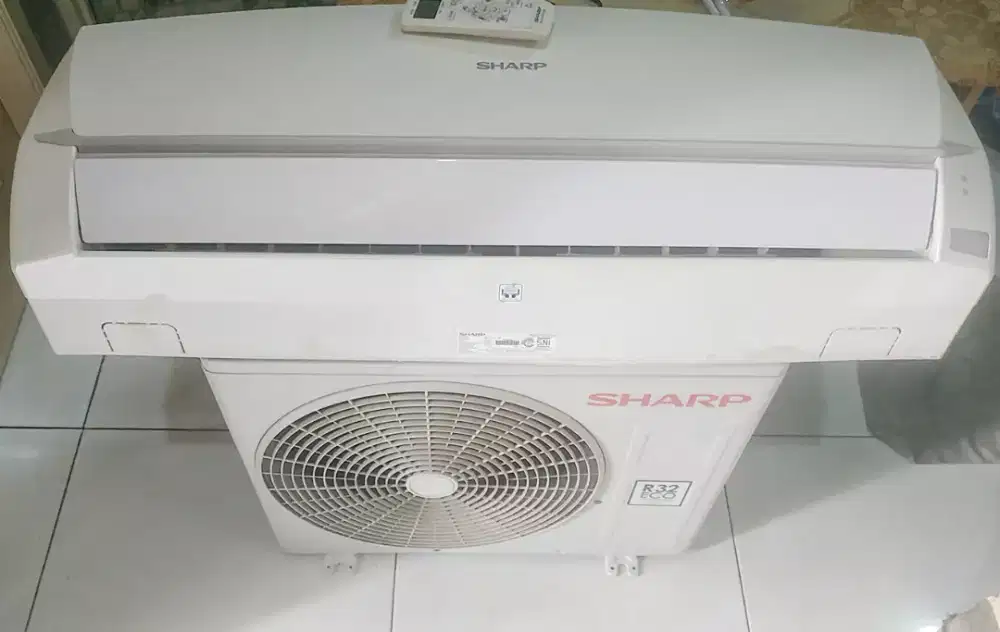 AC SHARP 1/2 PK (R32) THAILAND Orsinil Low320Watt Bagus &Dingin Sekali