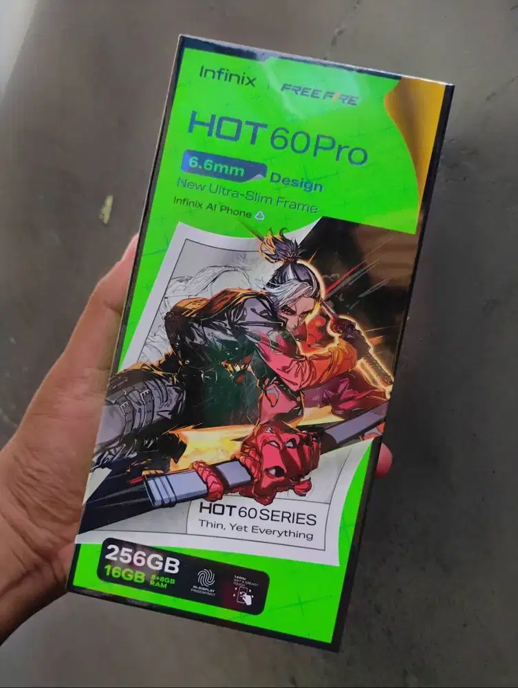 BNIB Infinix Hot 60 Pro 8/256 GB Baru Segel No Repack