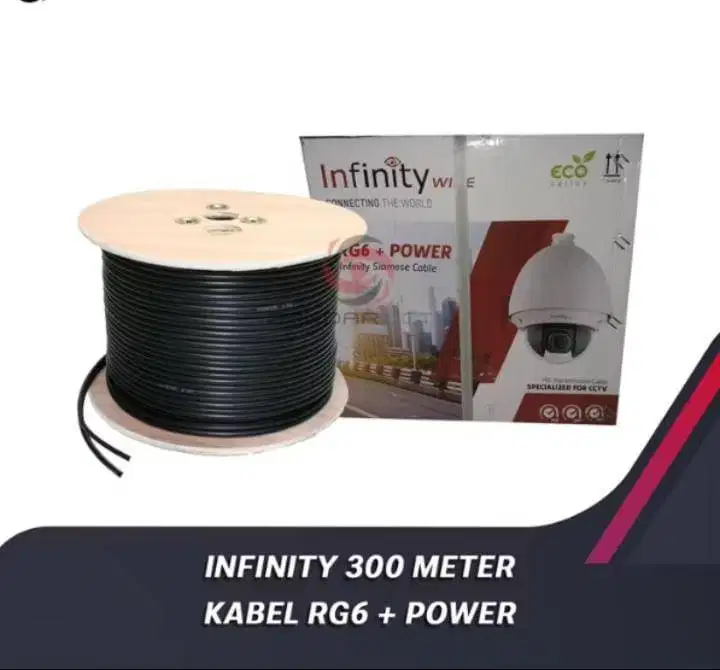 Dijual kabel RG6+power merk infinity