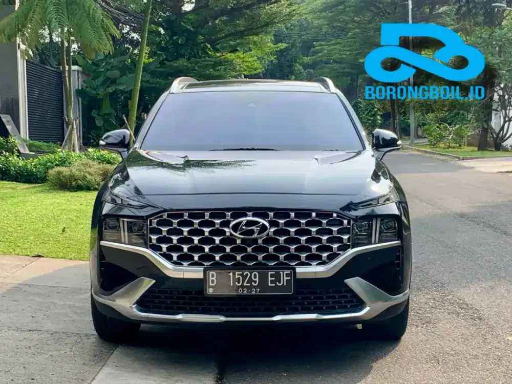 Hyundai Santa Fe 2.2D Signature A/T Matic 2021 Hitam