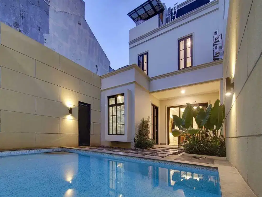 Jual Cepat Rumah Baru Desain Classic di Cempaka Putih Jakarta Pusat
