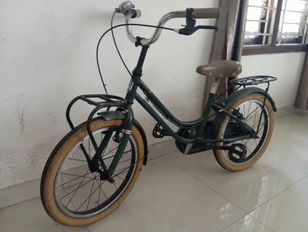 Sepeda London taxi 16 inch untuk anak usia 8-10 tahun