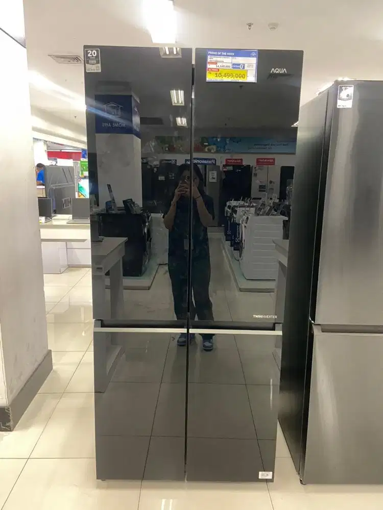 AQUA SBS 4pintu 522L