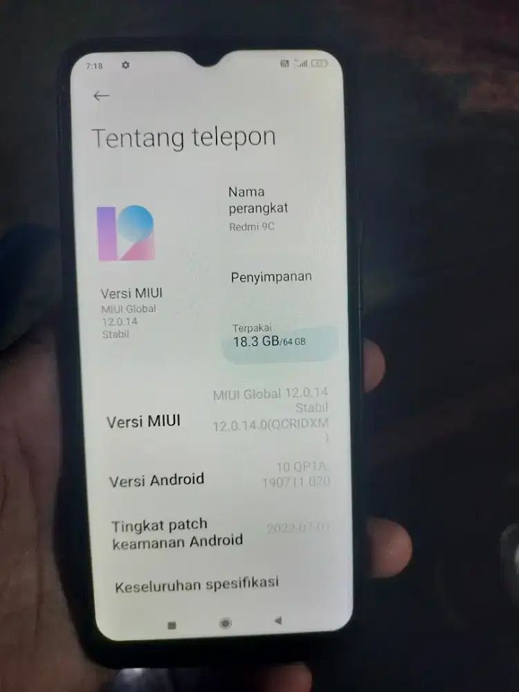 Redmi 9c ram 4/64
