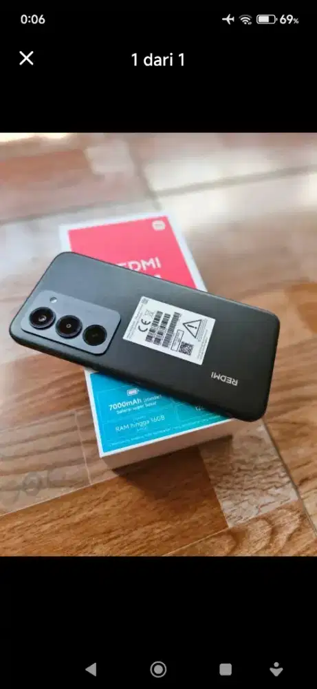 Redmi 15 Black 8/256 Istimewa