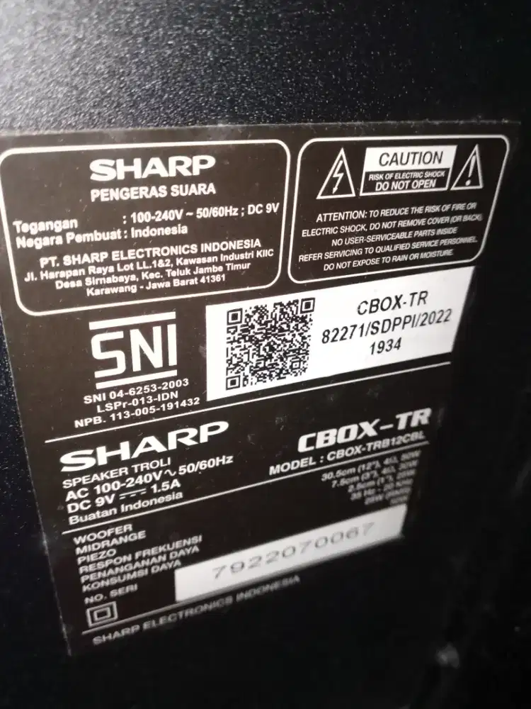 Salon bluetooth Sharp ada mix dua