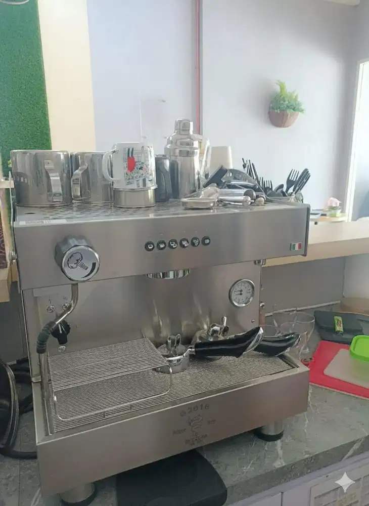 1 set Mesin Espresso & grinder